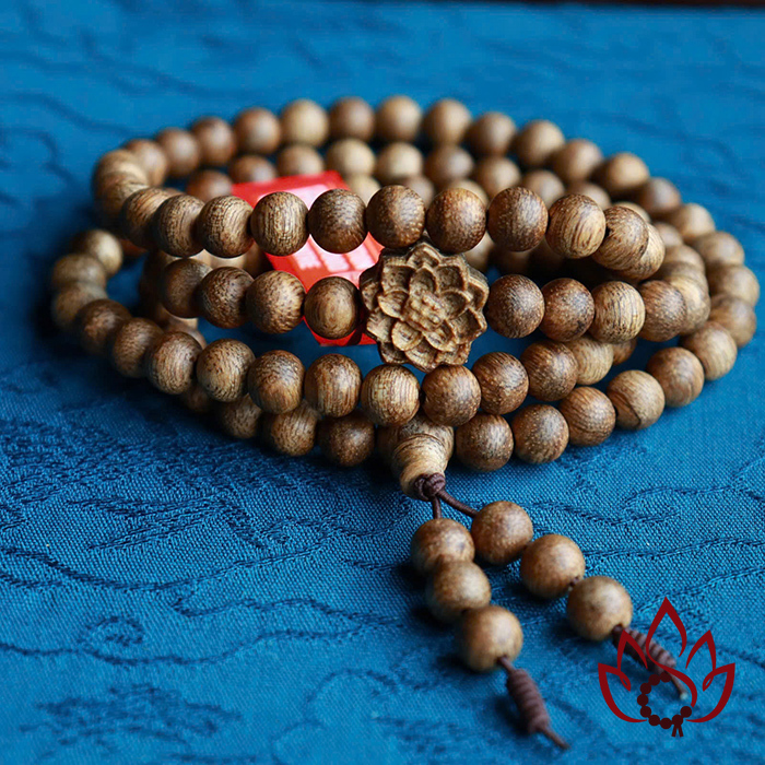 Vòng Trầm Hương 108 Hạt | 6 Ly | Trầm Tốc Banh Tự Nhiên